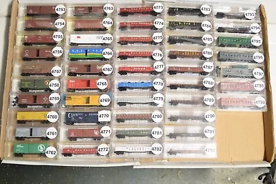 N Scale MICRO TRAINS GONDOLA FLAT BOX CAR SP GN RG WM RDG UP NP Sold Individuly • $29.95