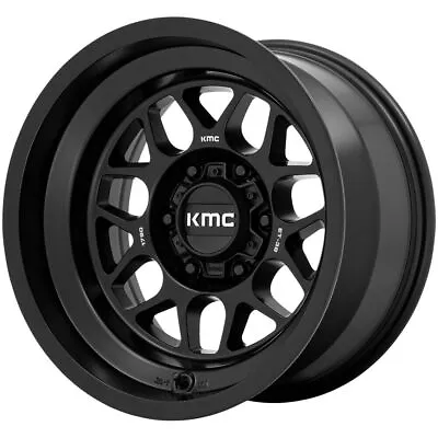 17x9 Satin Black Wheels KMC KM725 Terra 6x5.5/6x139.7 -38 (Set Of 4)  106.1 • $1092