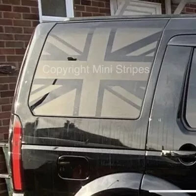 Landrover Discovery 3/4 Window Union Jack Flag - Vinyl Decals / Graphics - Pair • £35
