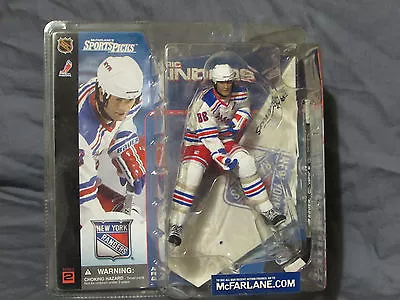 Eric Lindros 2001 Macfarlane Sports Picks Hockey Figure NY Rangers White NIB • $24.95