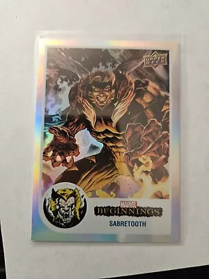 2022 Marvel Beginnings Vol 2 Series 1 White Rainbow Sabretooth • $11