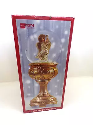 Snow Globe Christmas JC Penny Vintage Home Collection 1991 Musical Angel • $12