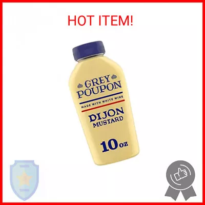 Grey Poupon Dijon Mustard (10 Oz Squeeze Bottle) • $6.85