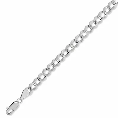 14k Solid White Gold 6mm Cuban Bracelet 7  7.5  8  8.5  • $429