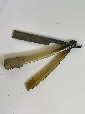 Antique Wade Butcher Barbers Straight Razor Shaving Knife Razors Knives Vintage • $17.99