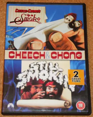 CHEECH & CHONG: UP IN SMOKE & STILL SMOKIN - UK Double Disc DVD Movie • £9.99