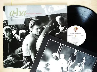 A-ha Hunting High And Low + Inner LP Take On Me WB 925 300-1 1985 EX/EX • £14.99