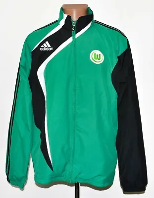 £45.59 • Buy Wolfsburg Germany 2009/2010 Training Football Jacket Jersey Adidas Size L Adult