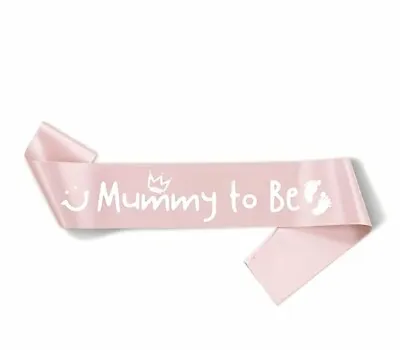 ‘Mummy To Be’ Baby Shower / Gender Reveal Sash For The Mum To Be. FREE P&P • £3.99