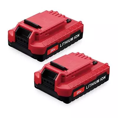 2 Pack 3000mah 20v Max Pcc685l Replacement Lithium Ion Battery For Porter Cable  • $51.48