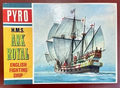 Vintage PYRO H.M.S. Ark Royal English Fighting Ship Model Kit NIB 1965 Boat • $35