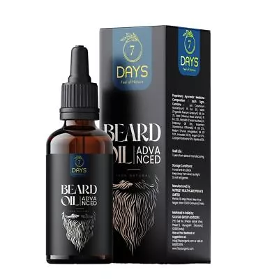 7 Days Beard Growth Oil Enriched With Argan Oil Vitamin-E & Sandalwood Oil 30ml • $25.34