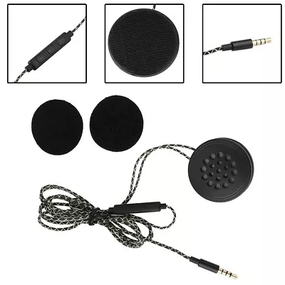 Free Calling Helmet Headset Diameter 3.5mm Motorcycle Headphone Speakers • $16.43