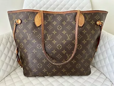 Authentic Louis Vuitton Neverfull Mm In Monogram Canvas Rrp$3050 • $695