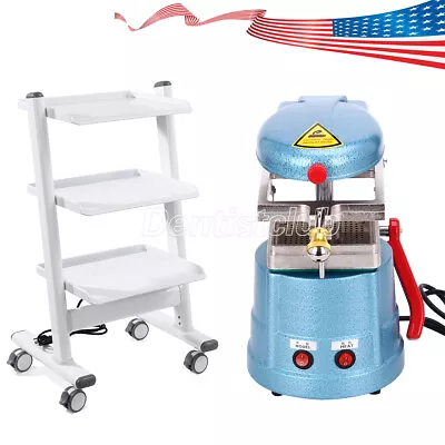 $130.66 • Buy Dental Trolley Mobile Tool Cart W/ Socket/ Dental Vacuum Forming Molding Machine