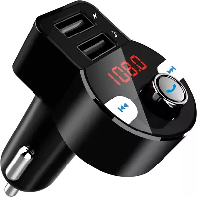 Firste FM Transmitter Bluetooth 4.2 Car Radio Audio Adapter FM Modulator Car MP3 • £18.84