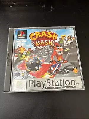 Crash Bash PS1 (COMPLETE) Party Game Bandicoot Sony PlayStation Rare • £29.95