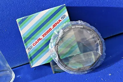 Carl Zeiss Jena 72sl 72mm Slip On Filter Gradual Green Unopened & Case Boxed • £9