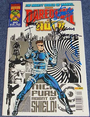 Mighty World Of Marvel #20~nick Fury~uk~signed Shooter~ Steranko~stan Lee~thomas • $249.99