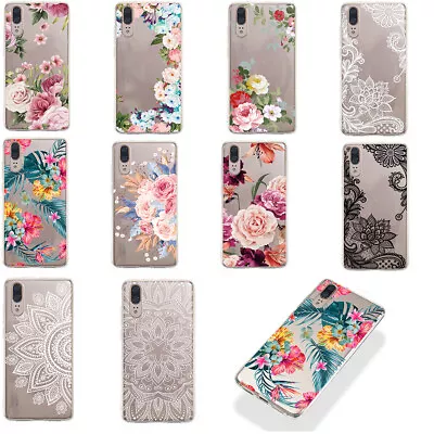 For Huawei Mate 30 20 10 Lite Y5P Y6P Flower Pattern Back Case Phone Case Cover • £3.59