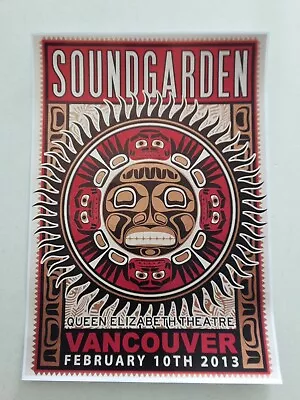 Soundgarden - 2013 Gig/Concert - Poster - Reprint • $14.99