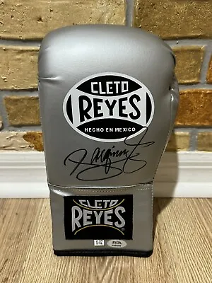 Manny Pacquiao Signed Auto Cleto Reyes Silver L Boxing Glove Psa Loa Proof • $279.88