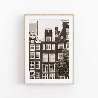 Amsterdam Europe Travel Poster Premium Quality Choose Your Size • $15.92