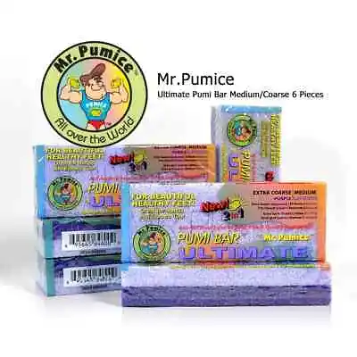 6 PCS  Mr. Pumice Ultimate Pumi Bar Medium / Extra Coarse • $11.99