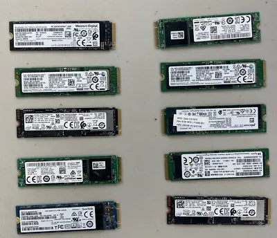 256GB NVMe MSATA  PCIe M.2 Solid State Drives  (Lot Of 10) Msata HDD Hard Drive • $159.99