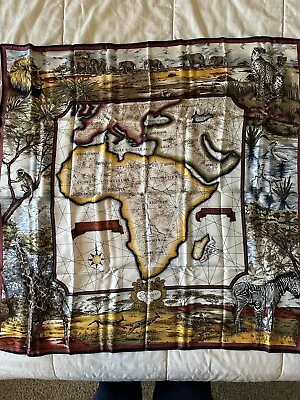 Silk Scarf “Map Of Africa “ • $20