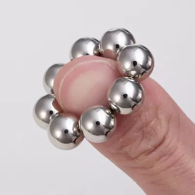 4 Pairs Clamps Unisex Strong Magnetic Clip Orbs Mini Ball Stimulation Bondage UK • £10.98