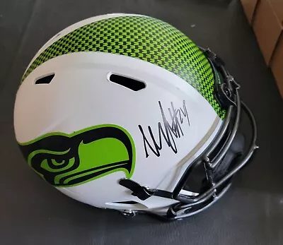 Marshawn Lynch Seattle Seahawks Signed Riddell Lunar Eclipse Replica Helmet • $329.99