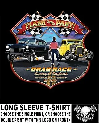 American Flash From The Past Paradise Road Car Drag Race Graffiti T-shirt AB84 • $30.99