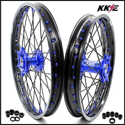 KKE 21/19 MX Wheels Rims For YAMAHA YZ125 YZ250 YZ250F YZ450F 2003-2024 CNC Hubs • $629