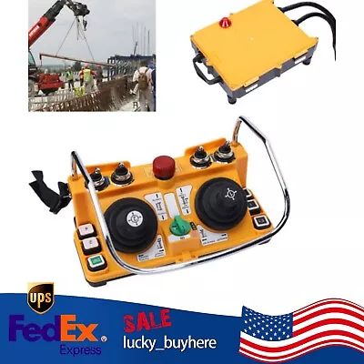 F24-60 Industrial Crane Wireless Transmitter Receiver Radio Remote Control AC/DC • $332.51