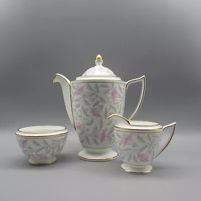 Minton Bone China Petunia 3pc Coffee Set • $29.99