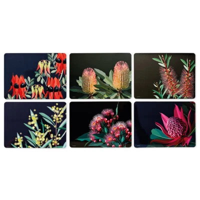 $32 • Buy NEW Ashdene Native Grace Placemat Set 6pce