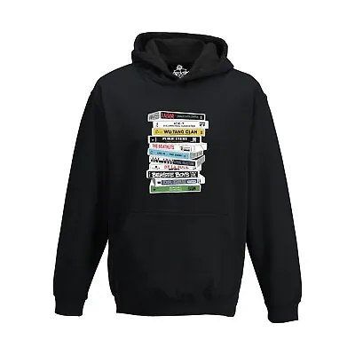 £34.99 • Buy Old School Tapes Hip Hop Rap Classic Hoodie Black All Sizes