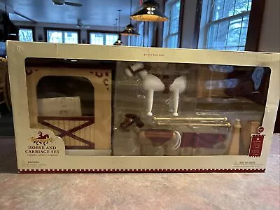 Pottery Barn Kids Horse  Carriage Set Horses Carriage + New In Box • $125