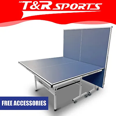 Blue 16mm Double Happiness Ping Pong Table Tennis Table + Free Gift Pack • $369.99