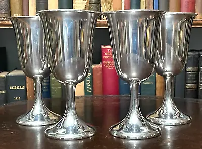 ROGERS Vintage 1940s-50s STERLING SILVER WATER GOBLET 4 Available PRICE PER CUP • $175