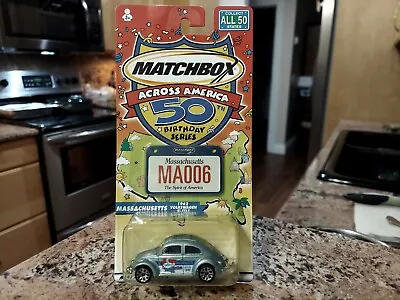  2001 Matchbox Massachusetts  1962 Volkswagen Beetle  Across America) State Tags • $13.25