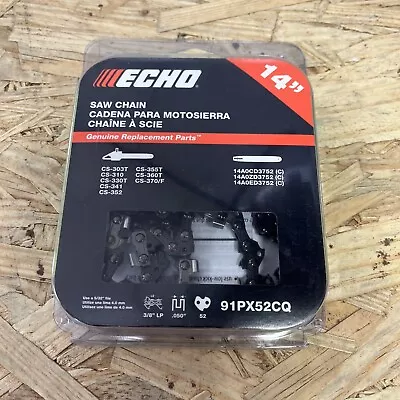 Echo Chainsaw Part # 91PX52CQ - Cutting Chain - 14 Inch. • $15.99