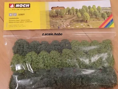 Noch 32801 N/Z Scale Deciduous Trees 25-pack 1.4 -2.0  Tall *NEW $0 SHIP *USA • $32.99