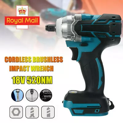 Torque Impact Wrench Brushless Cordless Replacement For Makita Battery DTW285Z • £44.74