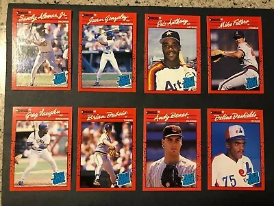 1990 Donruss Baseball Cards 28-690 You Choose Free Shipping Mlb Card Vintage • $0.99