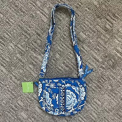 Vera Bradley Lizzy Crossbody Shoulder Bag Blue Lagoon Nwt Retired • $17.99