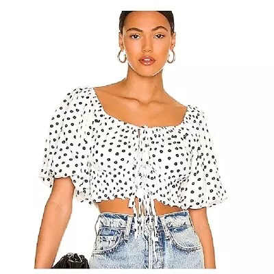 New MINKPINK Tidal Top Floral Polka-dot Size Medium • $50