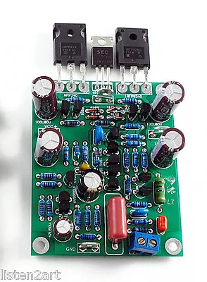 Class AB MOSFET L7 Audio Power Amplifier Board KIT MONO 300-350Watt X1 NEW • £14.39