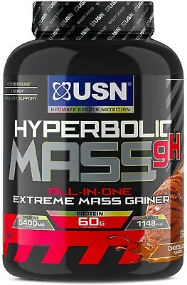 £36.99 • Buy  USN Hyperbolic Mass GH All In One Weight Gainer 2KG Muscle Fuel Gain Anabolic